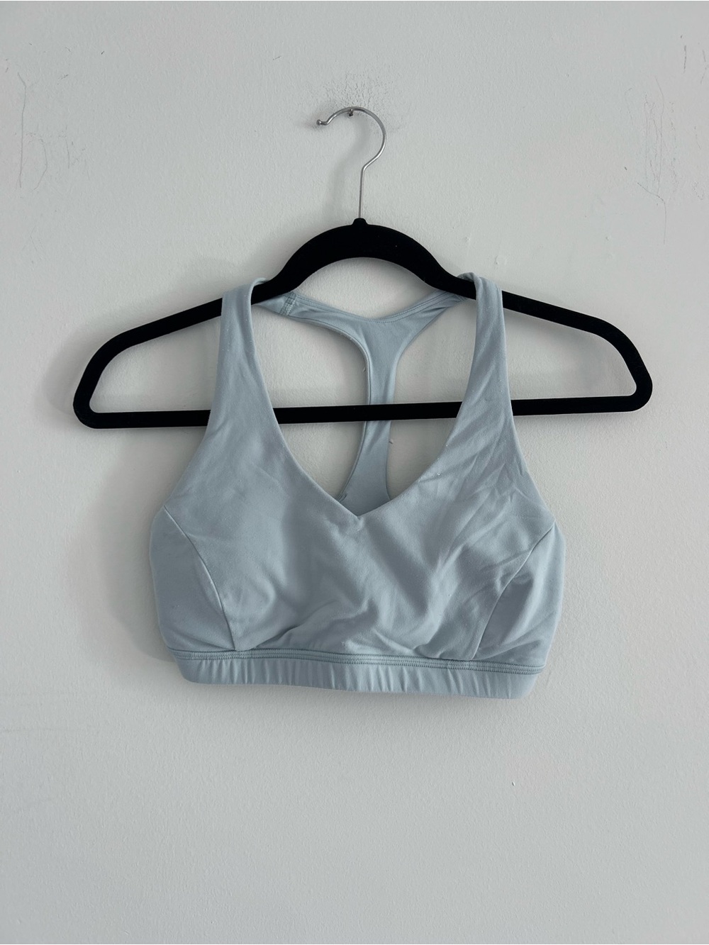lululemon athletica Pale Blue Racerback Sports Bra